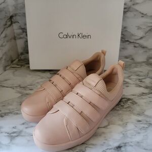 Calvin Klein Velcro Sneakers 6 Nude Pink